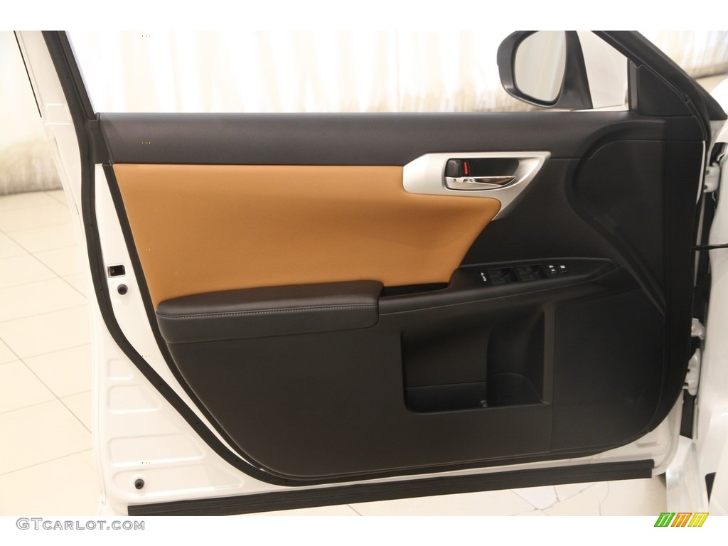 2012 CT 200h Hybrid Premium - Starfire White Pearl / Caramel Nuluxe photo #4