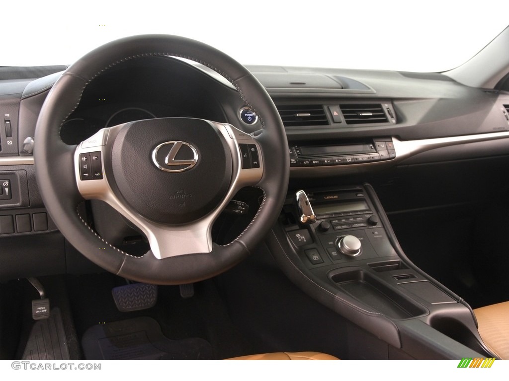 2012 CT 200h Hybrid Premium - Starfire White Pearl / Caramel Nuluxe photo #6