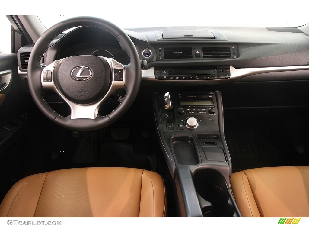 2012 CT 200h Hybrid Premium - Starfire White Pearl / Caramel Nuluxe photo #20