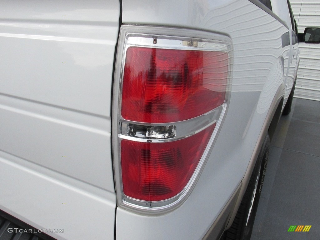 2012 F150 Lariat SuperCrew - Oxford White / Platinum Sienna Brown/Black Leather photo #11