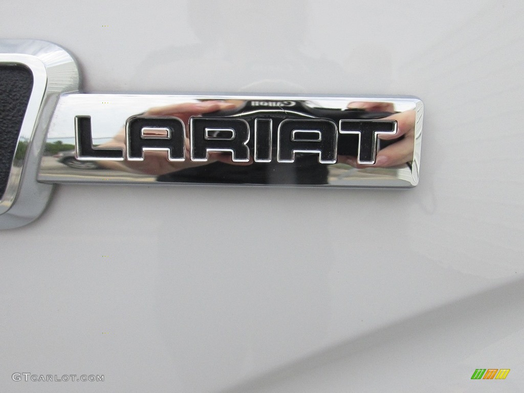 2012 F150 Lariat SuperCrew - Oxford White / Platinum Sienna Brown/Black Leather photo #17
