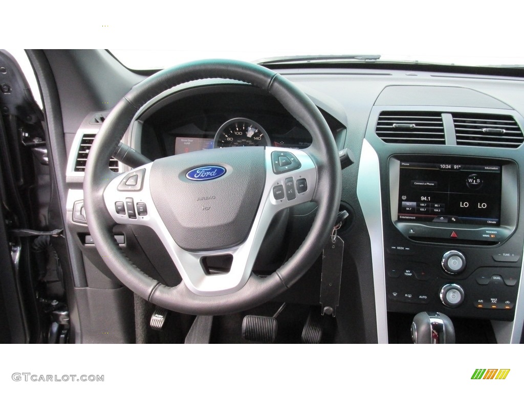 2015 Explorer XLT - Dark Side / Charcoal Black photo #35