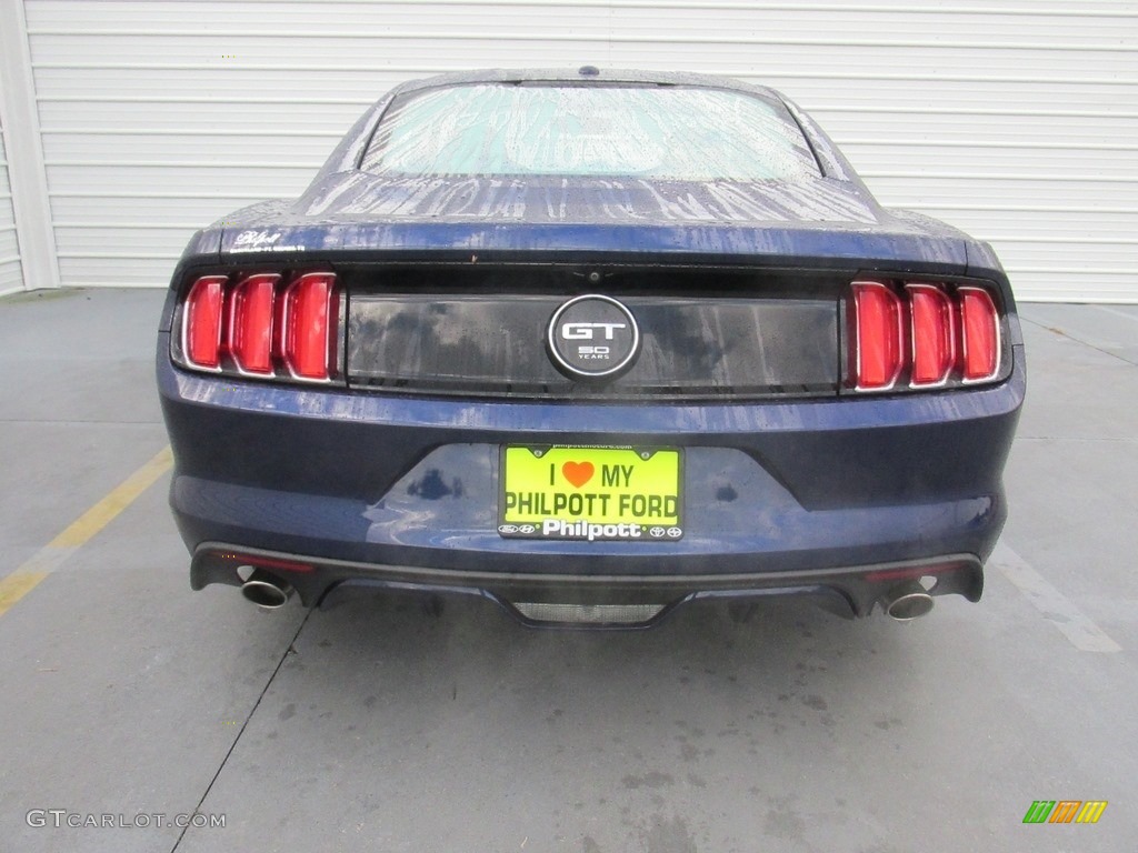 2015 Mustang 50th Anniversary GT Coupe - 50th Anniversary Kona Blue Metallic / 50th Anniversary Cashmere photo #10