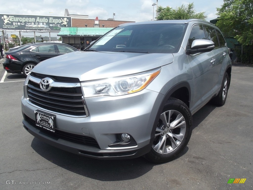 2014 Highlander XLE AWD - Predawn Gray Mica / Black photo #1