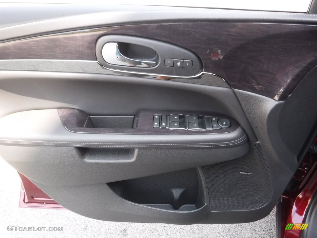 2017 Buick Enclave Leather AWD Ebony/Ebony Door Panel Photo #114384283