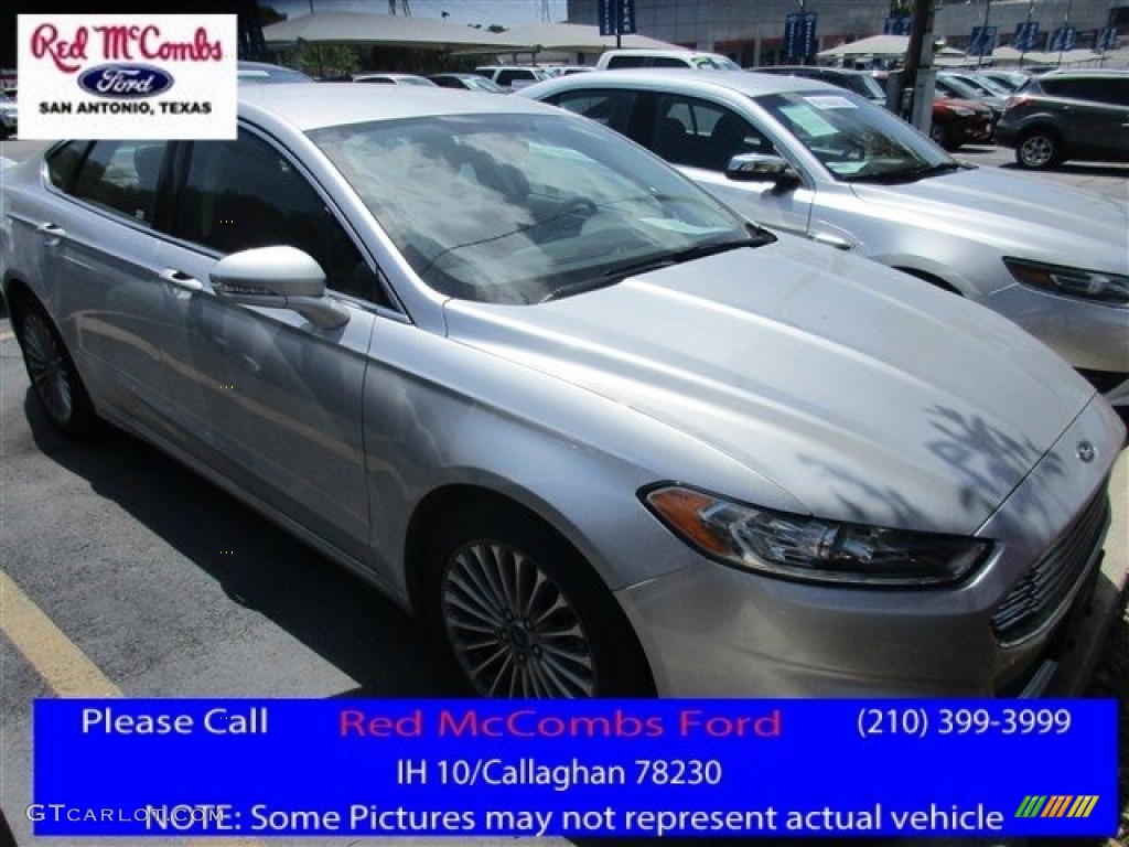 2016 Fusion Titanium - Ingot Silver Metallic / Charcoal Black photo #1