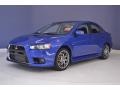 2015 Octane Blue Mitsubishi Lancer Evolution MR  photo #3