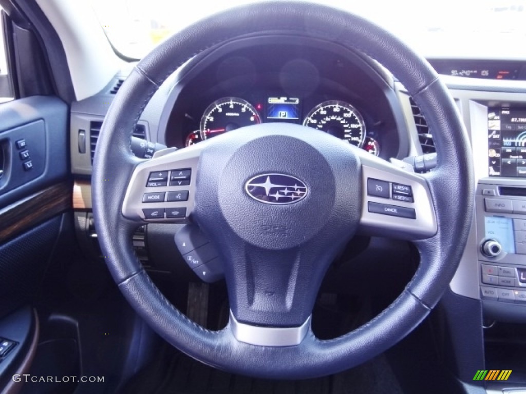 2013 Outback 2.5i Limited - Satin White Pearl / Saddle Brown photo #38