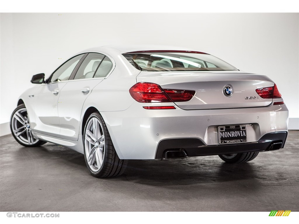 2013 6 Series 650i Gran Coupe - BMW Individual Moonstone Metallic / BMW Individual Opal White/Amaro Brown photo #10