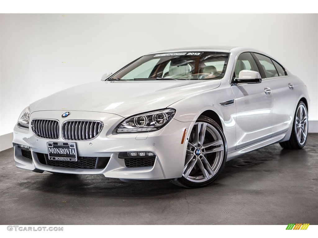 2013 6 Series 650i Gran Coupe - BMW Individual Moonstone Metallic / BMW Individual Opal White/Amaro Brown photo #13