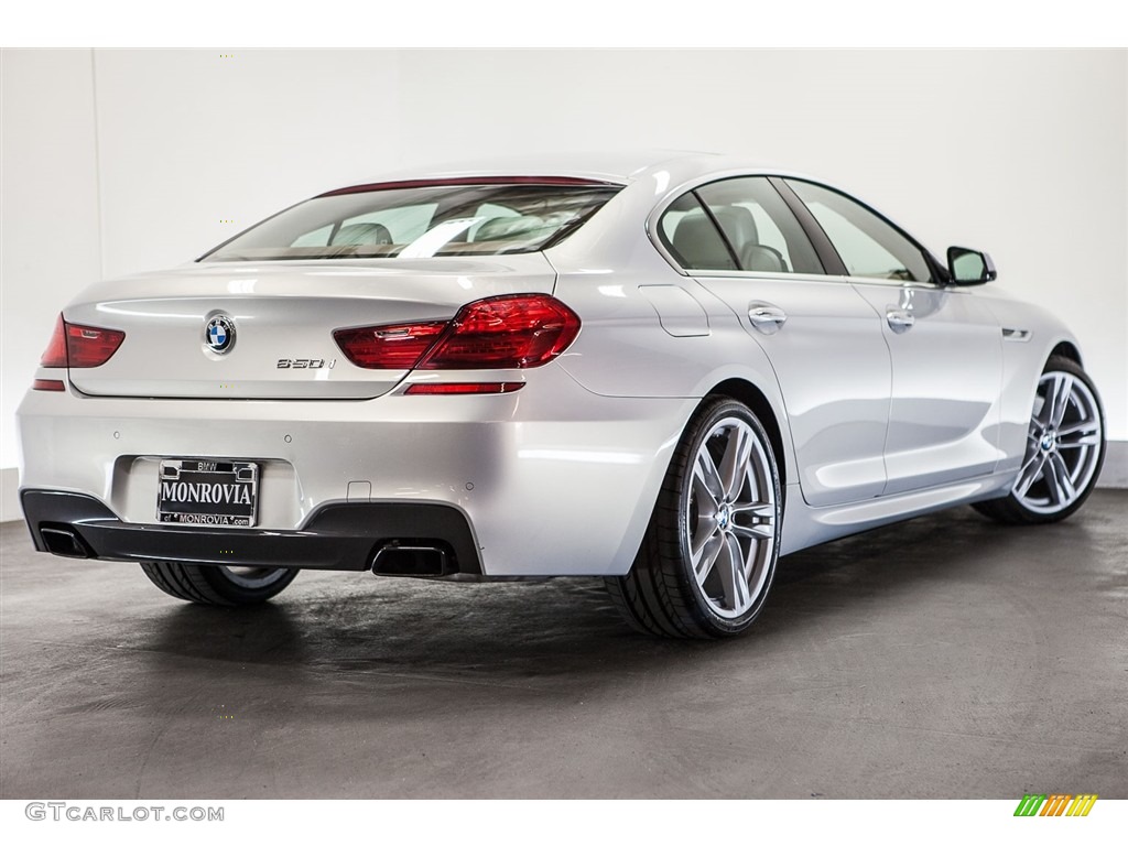 2013 6 Series 650i Gran Coupe - BMW Individual Moonstone Metallic / BMW Individual Opal White/Amaro Brown photo #14