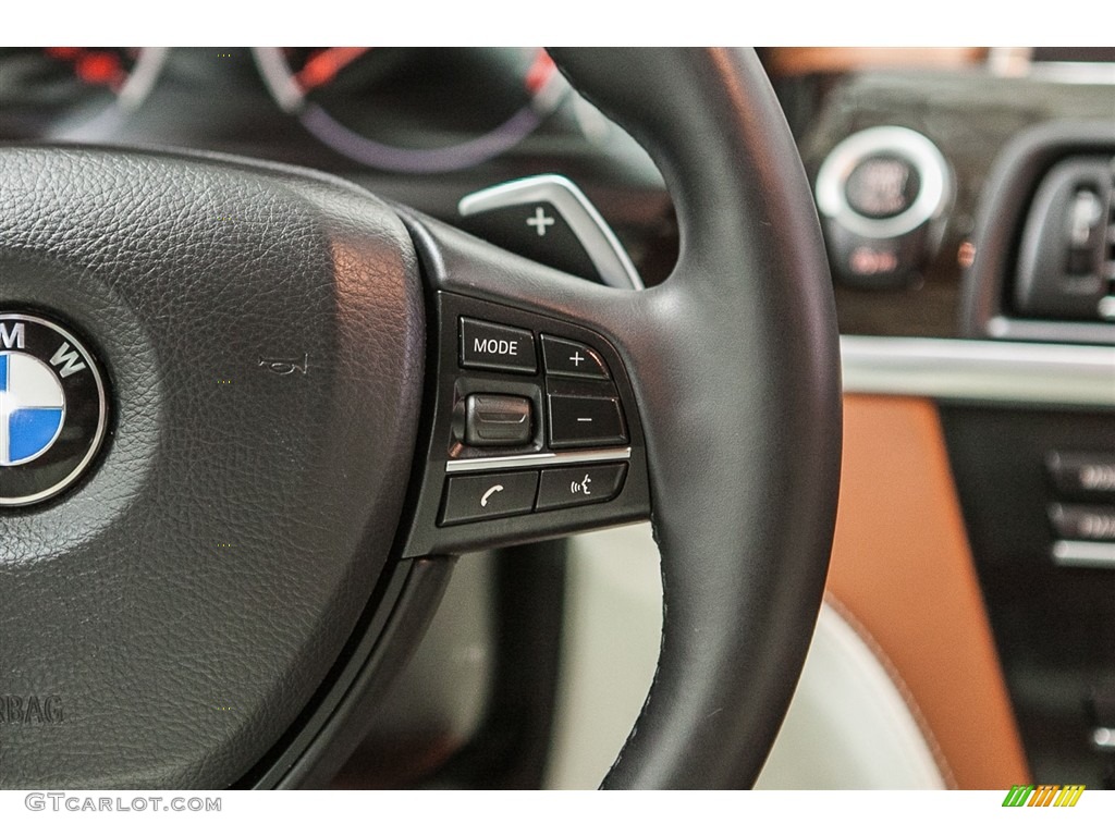 2013 6 Series 650i Gran Coupe - BMW Individual Moonstone Metallic / BMW Individual Opal White/Amaro Brown photo #18