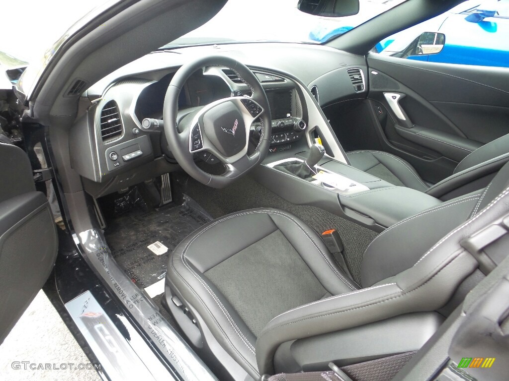 Jet Black Interior 2016 Chevrolet Corvette Stingray Coupe Photo #114390490