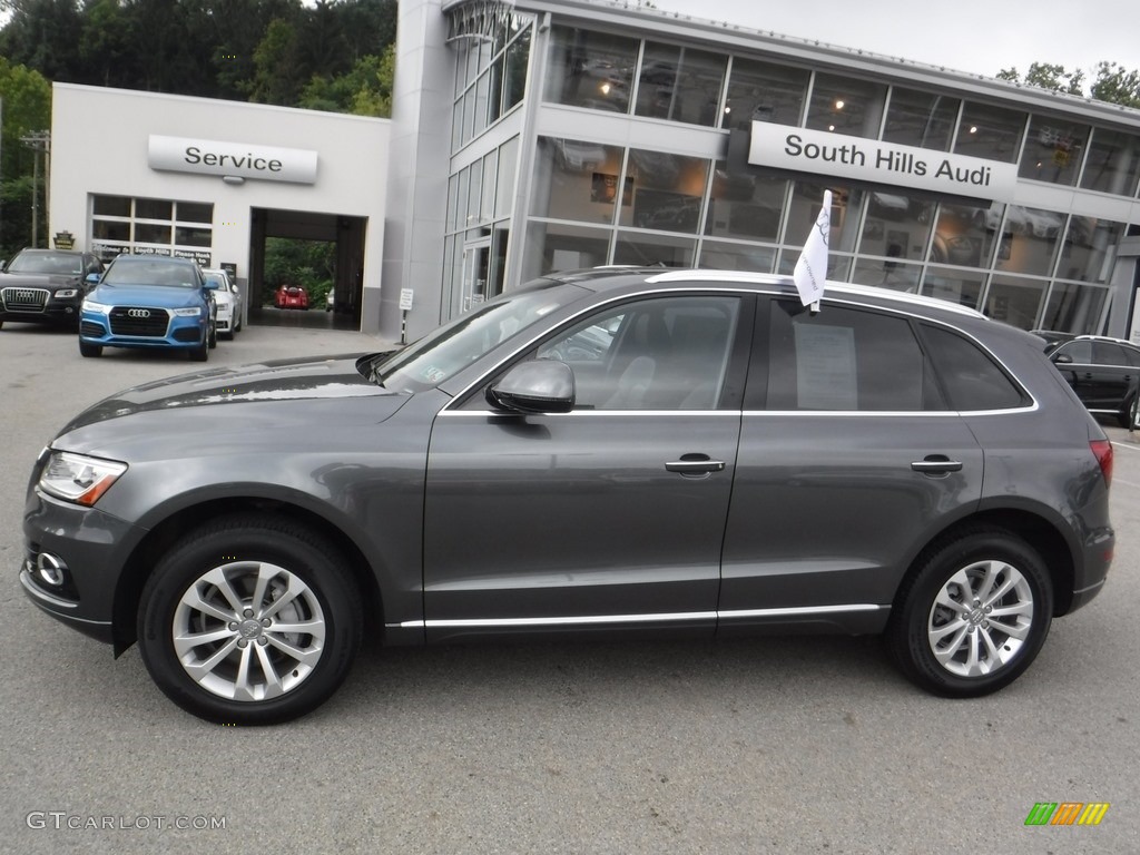 2016 Q5 2.0 TFSI Premium quattro - Daytona Gray Pearl / Black photo #2
