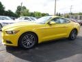 2017 Triple Yellow Ford Mustang GT Coupe  photo #4