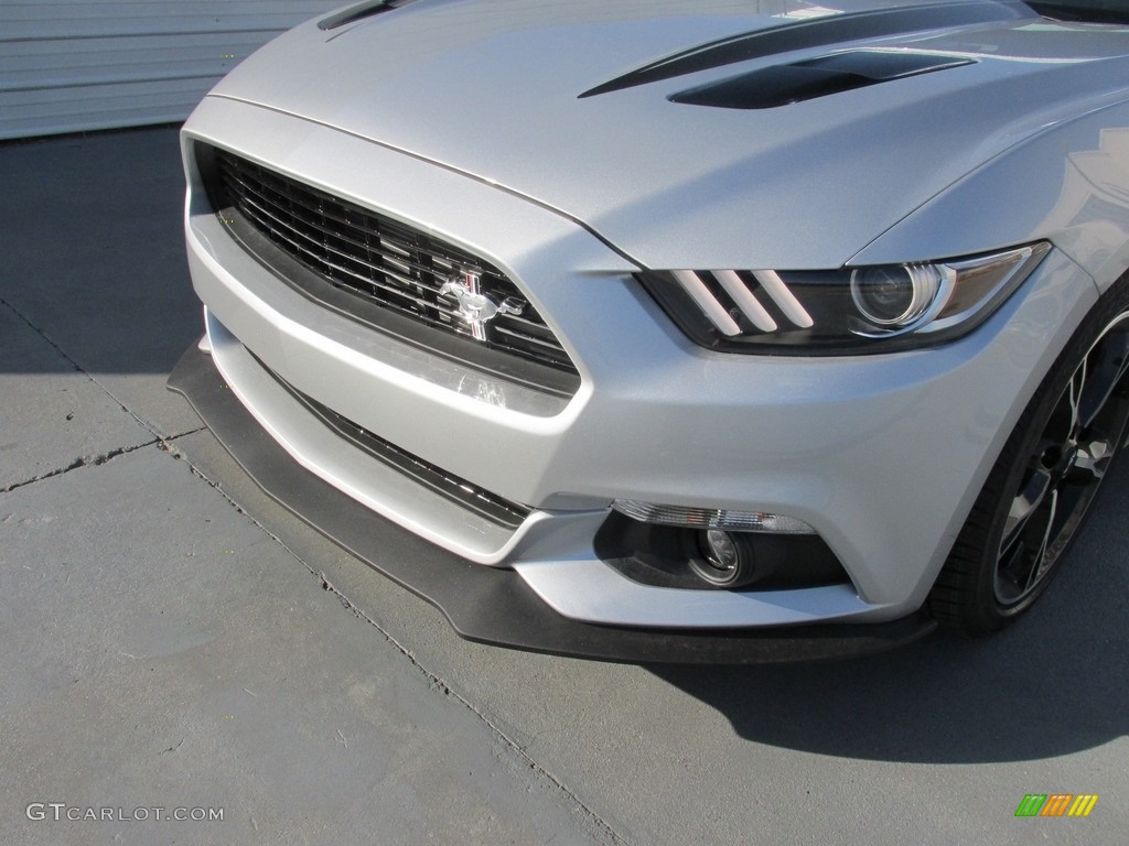 2017 Mustang GT California Speical Coupe - Ingot Silver / California Special Ebony Leather/Miko Suede photo #10