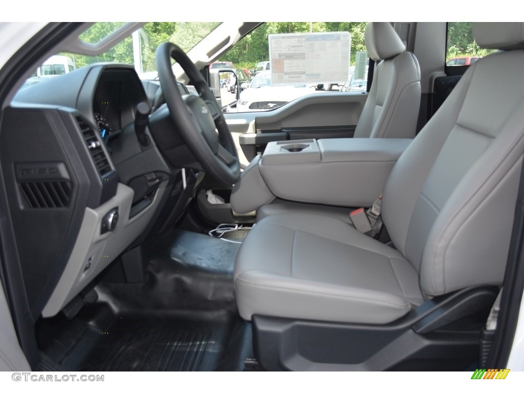 2016 F150 XL Regular Cab - Oxford White / Medium Earth Gray photo #6
