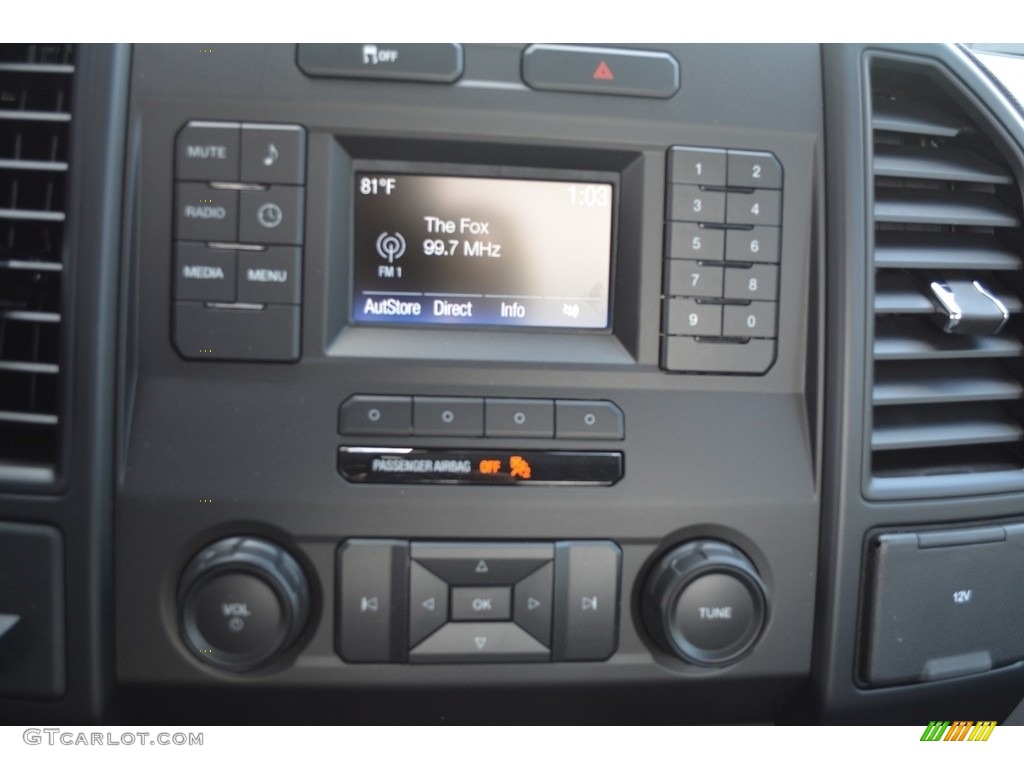 2016 F150 XL Regular Cab - Oxford White / Medium Earth Gray photo #9