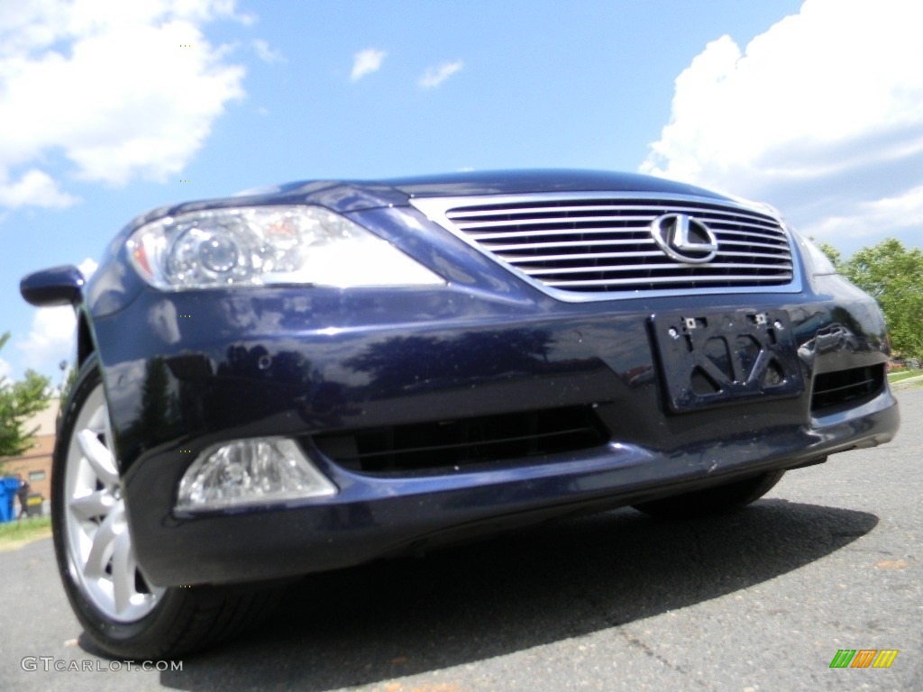 2008 LS 460 - Black Sapphire Blue Pearl / Cashmere photo #1