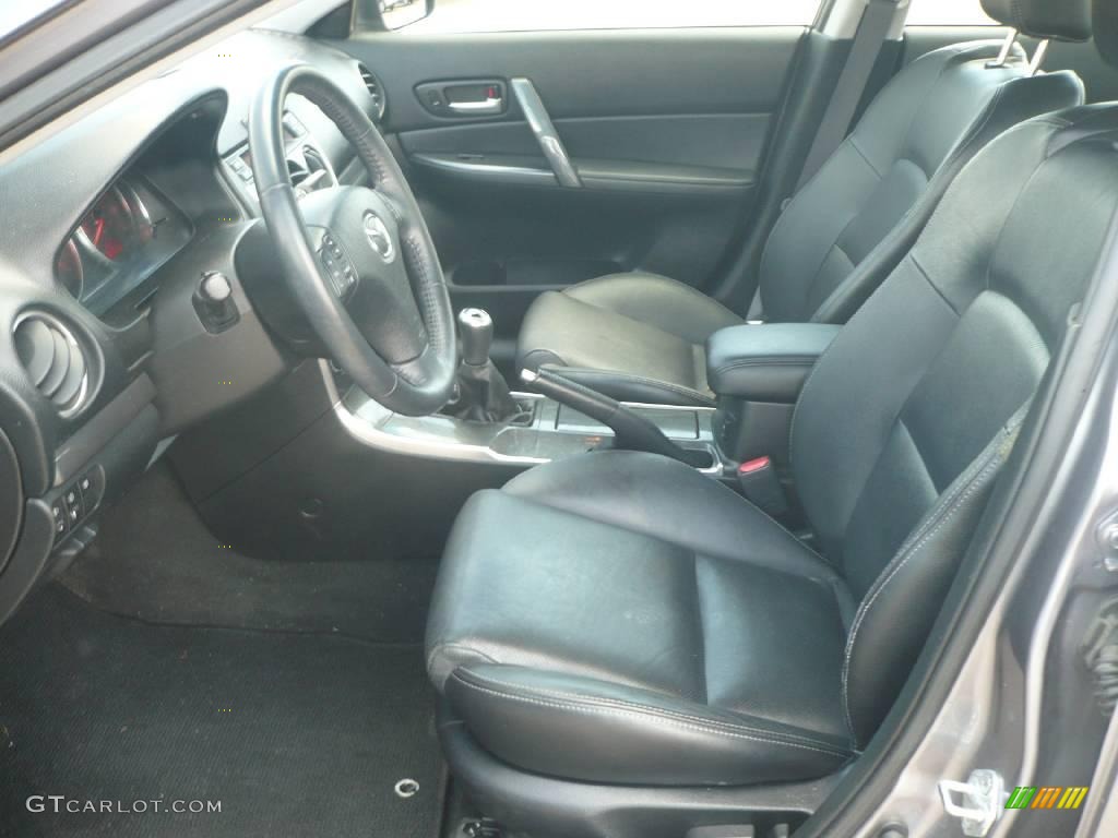 2006 MAZDA6 MAZDASPEED6 Sport - Tungsten Gray Metallic / Black photo #6