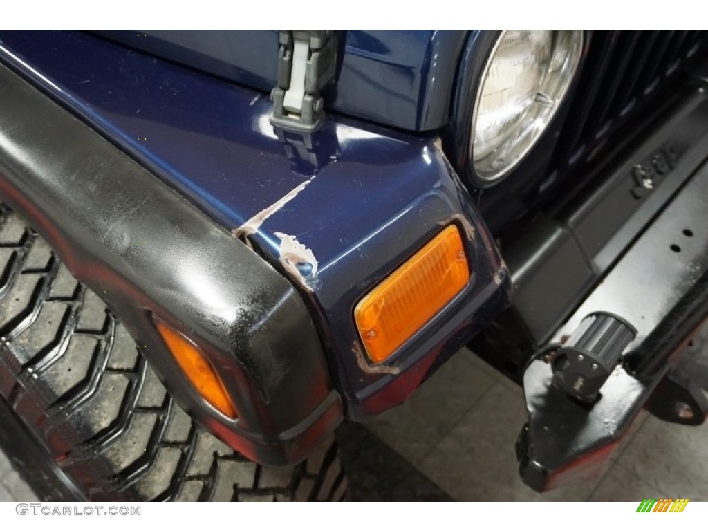 2002 Wrangler X 4x4 - Patriot Blue Pearl / Camel Beige photo #50