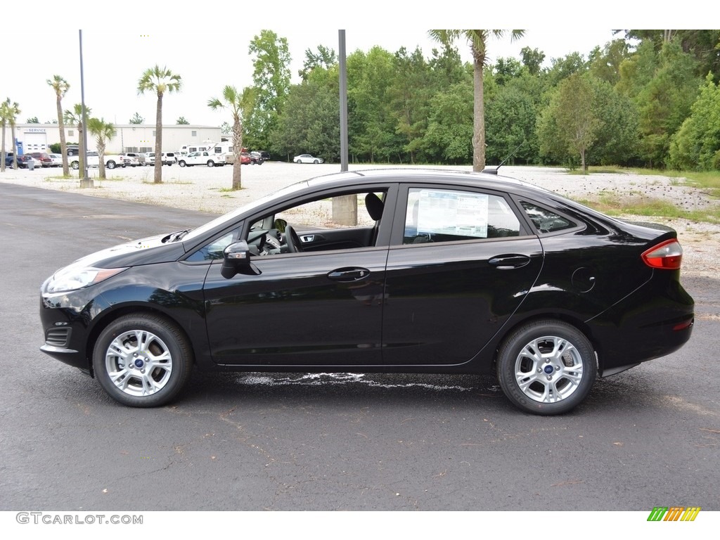 2016 Fiesta SE Sedan - Shadow Black / Charcoal Black photo #7