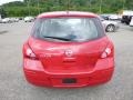 2008 Red Alert Nissan Versa 1.8 S Hatchback  photo #5