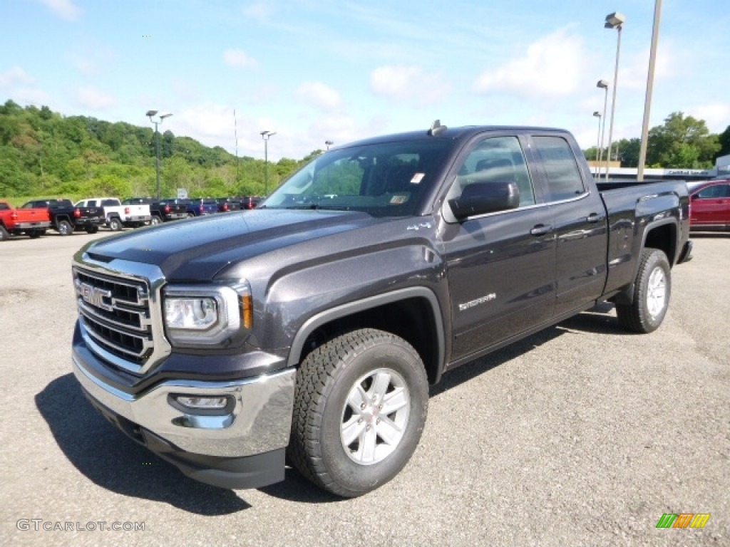 2016 Sierra 1500 SLE Double Cab 4WD - Iridium Metallic / Jet Black photo #1