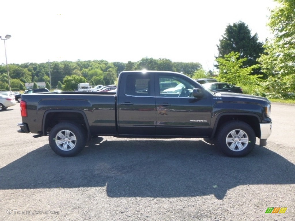 2016 Sierra 1500 SLE Double Cab 4WD - Iridium Metallic / Jet Black photo #7