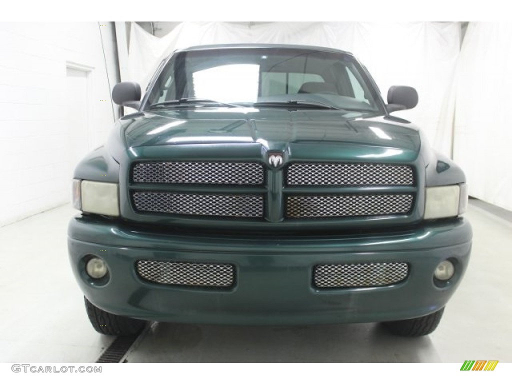 2001 Ram 1500 SLT Club Cab 4x4 - Forest Green Pearl / Agate photo #24
