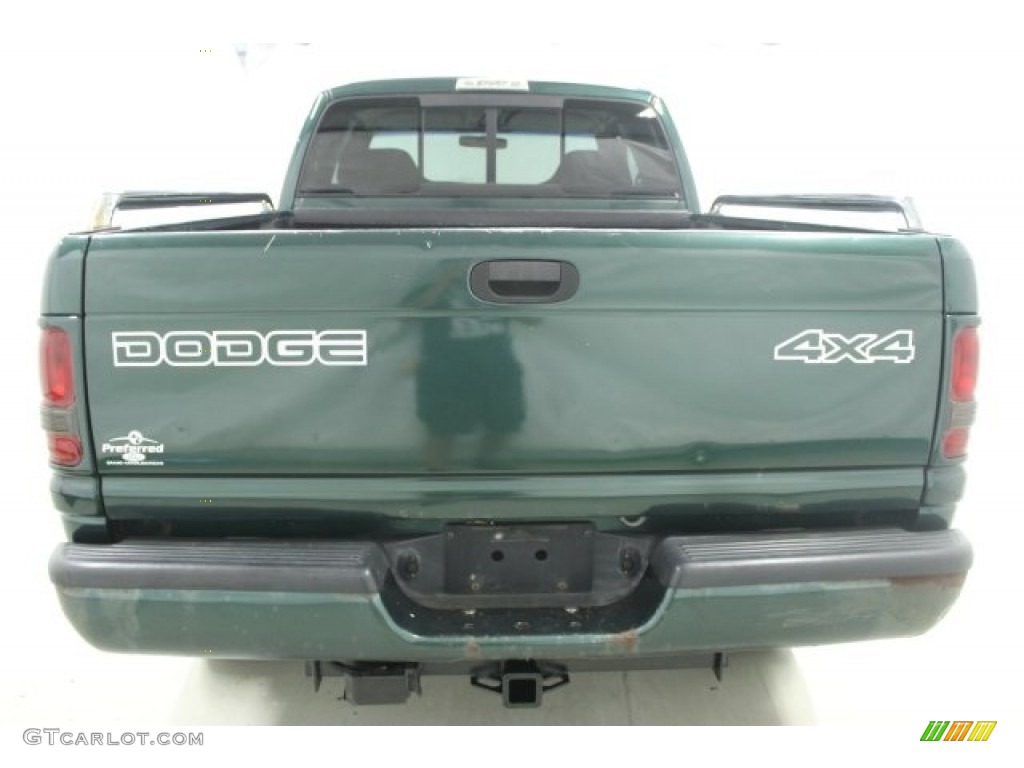 2001 Ram 1500 SLT Club Cab 4x4 - Forest Green Pearl / Agate photo #27