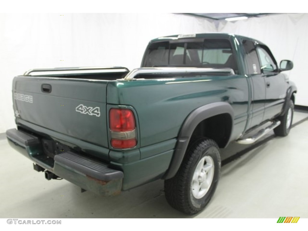 2001 Ram 1500 SLT Club Cab 4x4 - Forest Green Pearl / Agate photo #28