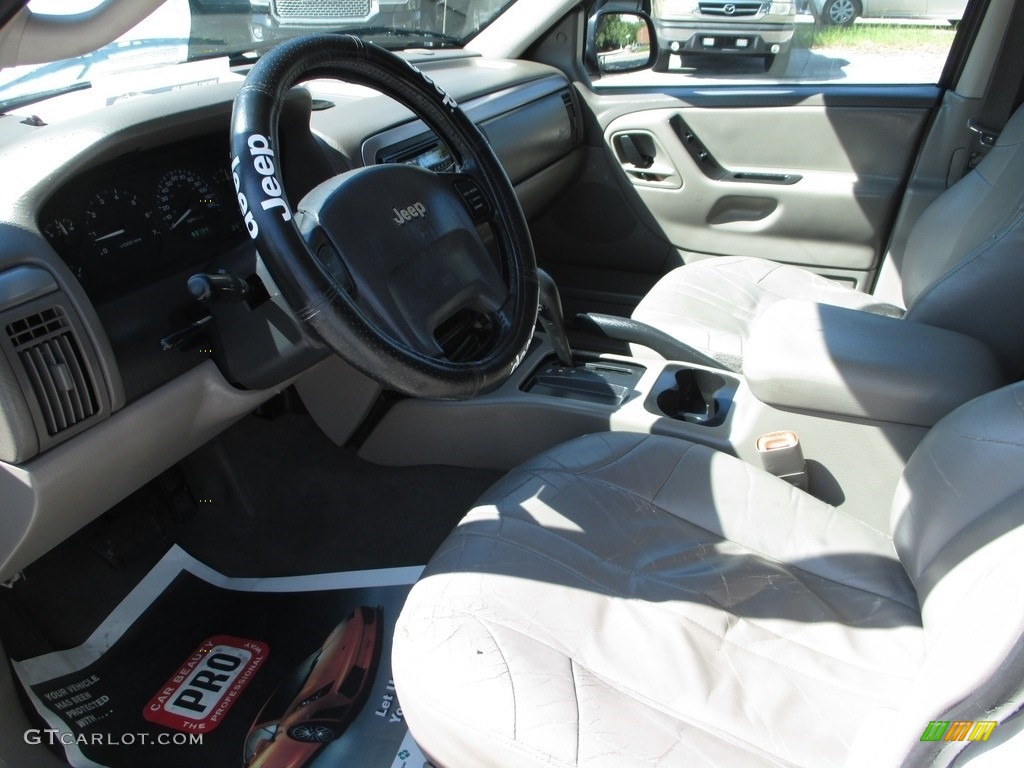 2003 Grand Cherokee Laredo - Stone White / Dark Slate Gray photo #9