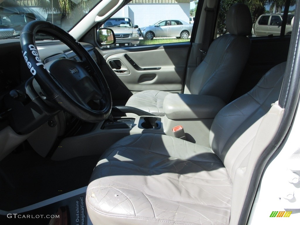 2003 Grand Cherokee Laredo - Stone White / Dark Slate Gray photo #10