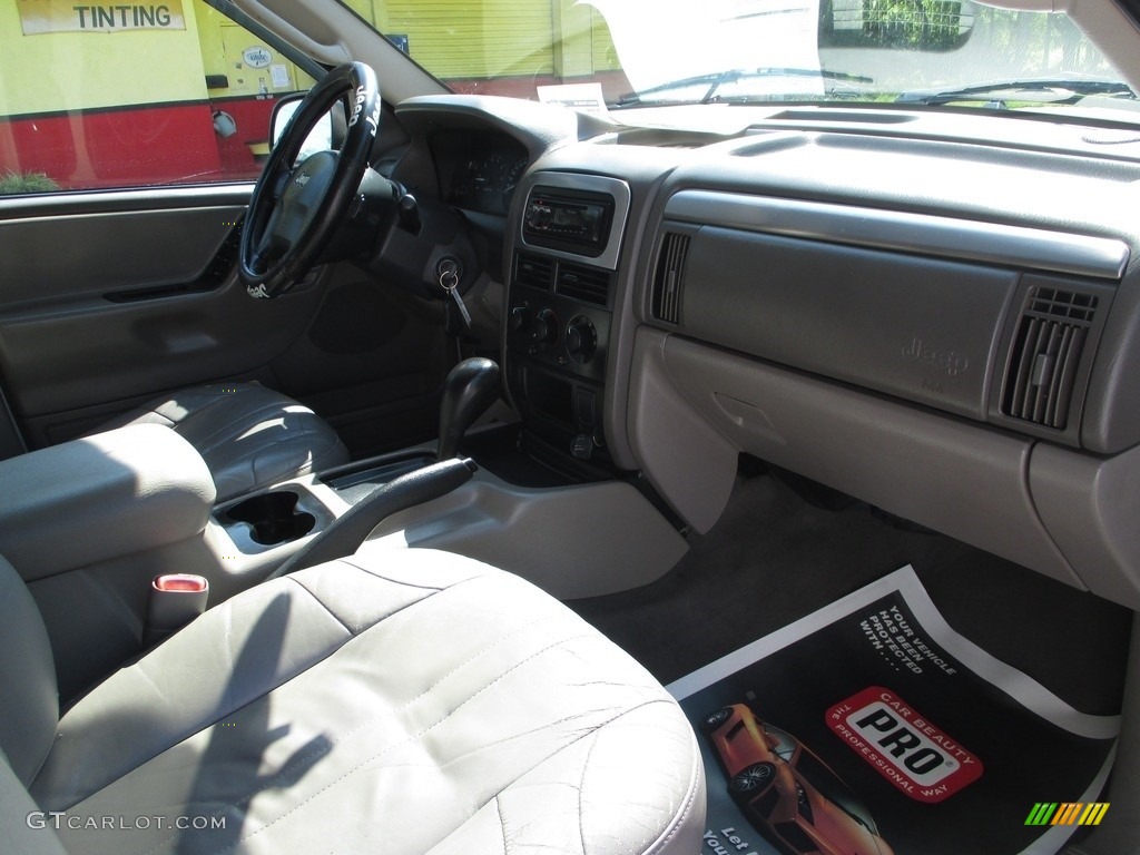 2003 Grand Cherokee Laredo - Stone White / Dark Slate Gray photo #13