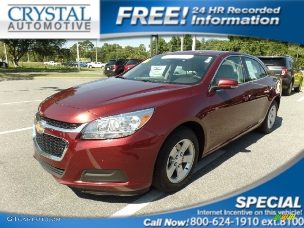 2016 Malibu Limited LT - Butte Red Metallic / Cocoa/Light Neutral photo #1