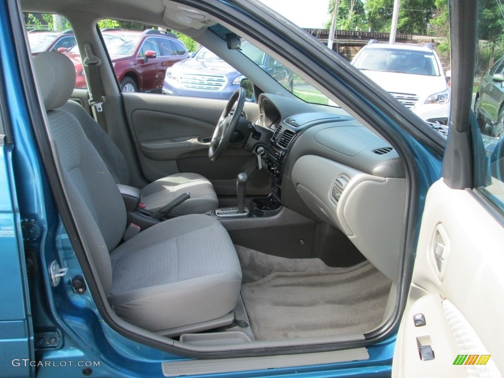 2004 Sentra 1.8 S - Vibrant Blue / Sage photo #17