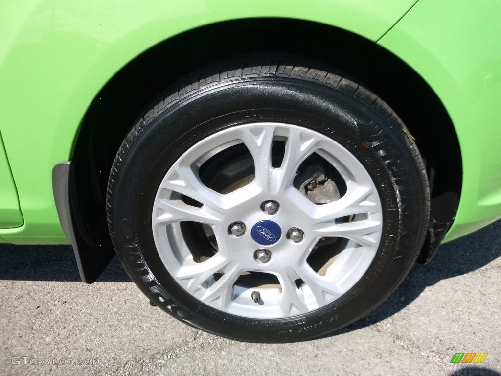 2014 Fiesta SE Hatchback - Green Envy / Charcoal Black photo #9