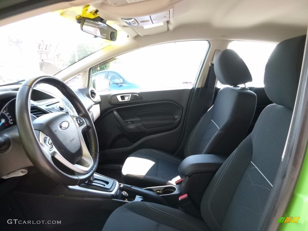 2014 Fiesta SE Hatchback - Green Envy / Charcoal Black photo #10