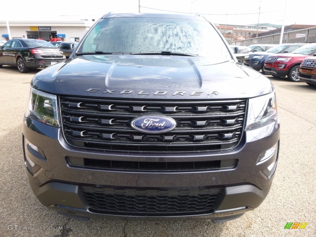 2017 Explorer Sport 4WD - Smoked Quartz / Ebony Black photo #7