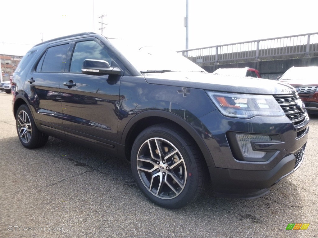 2017 Explorer Sport 4WD - Smoked Quartz / Ebony Black photo #8