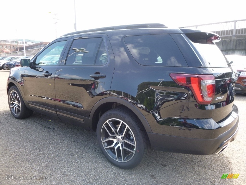 2017 Explorer Sport 4WD - Shadow Black / Ebony Black photo #4