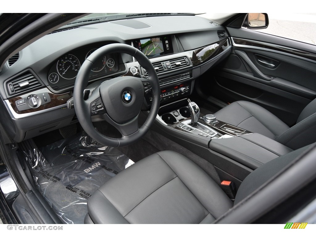 2016 5 Series 528i xDrive Sedan - Black Sapphire Metallic / Black photo #9