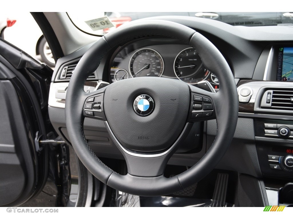 2016 5 Series 528i xDrive Sedan - Black Sapphire Metallic / Black photo #16