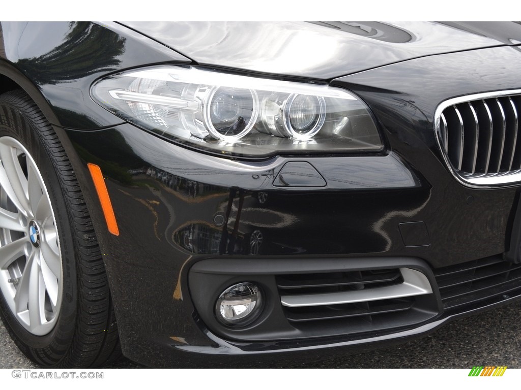 2016 5 Series 528i xDrive Sedan - Black Sapphire Metallic / Black photo #29