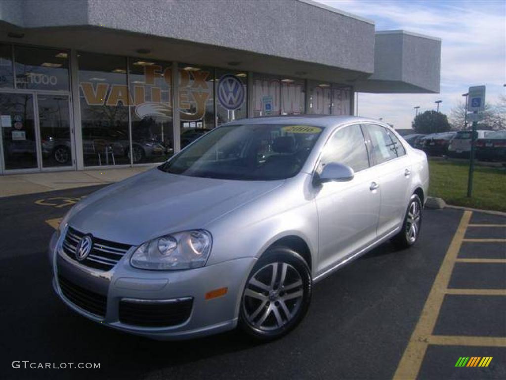 2006 Jetta 2.5 Sedan - Reflex Silver Metallic / Anthracite Black photo #1