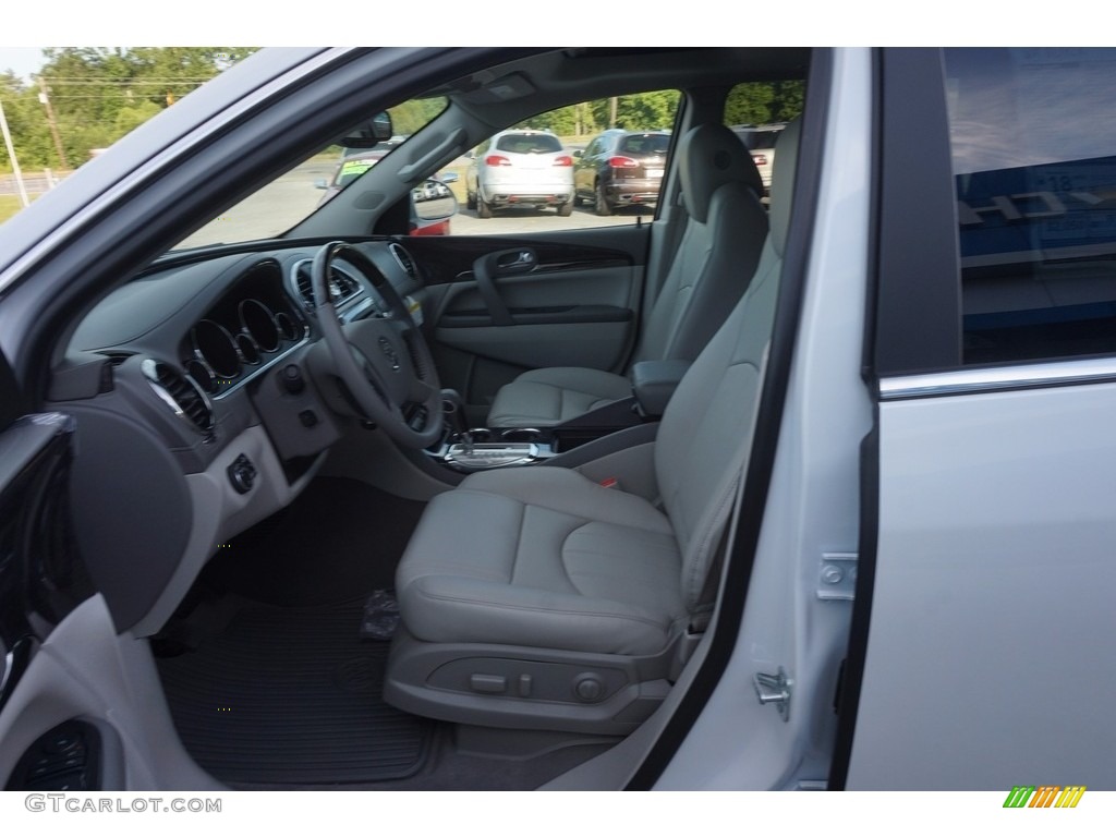 Light Titanium Interior 2017 Buick Enclave Premium Photo #114416701