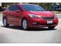 2014 Crimson Red Kia Forte EX  photo #1