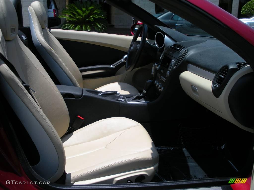 designo Sand Interior 2007 Mercedes-Benz SLK 350 Roadster Photo #11441954