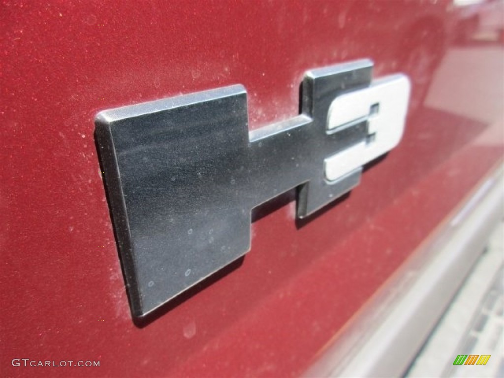 2009 H3  - Sonoma Red Metallic / Ebony/Pewter photo #3